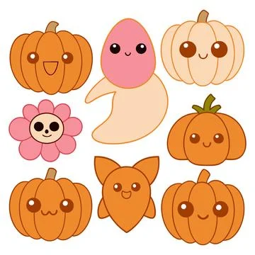 Happy halloween banner vector ghost spooky pumpking card template Stock Illustration