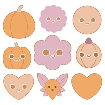 Happy halloween banner vector ghost spooky pumpking card template Stock Illustration