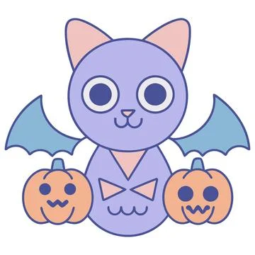 Happy halloween banner vector ghost spooky pumpking card template Stock Illustration