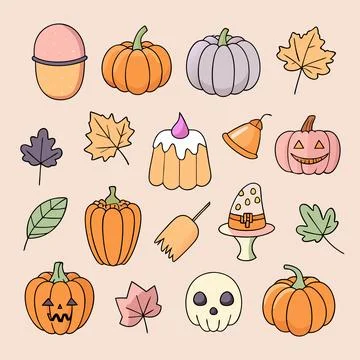 Happy halloween banner vector ghost spooky pumpking card template Stock Illustration