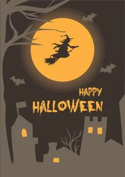 Happy Halloween Design Stock Illustration
