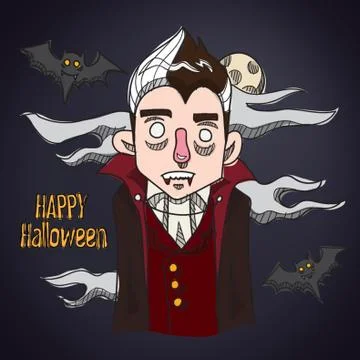 Happy Halloween Design Stock Illustration