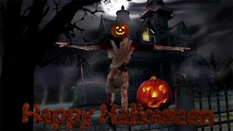 Happy Halloween Stock Footage