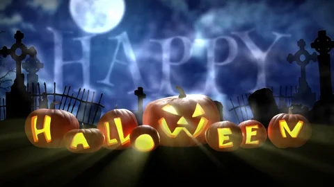 Happy Halloween Stock Footage