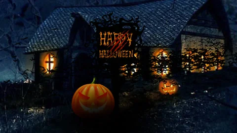 Happy halloween Stock Footage 142204279