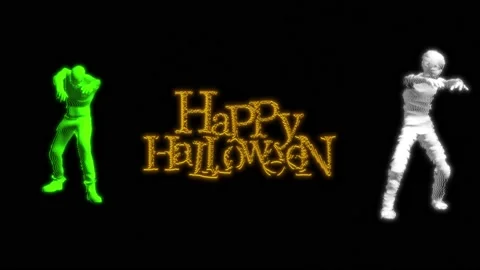 Happy Halloween Stock Footage 163076362