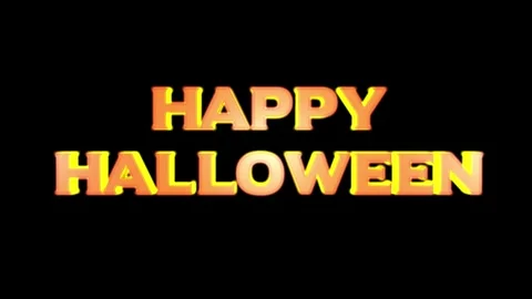 HAPPY HALLOWEEN Stock Footage 247137554