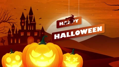 Happy Halloween Stock Footage 253157614