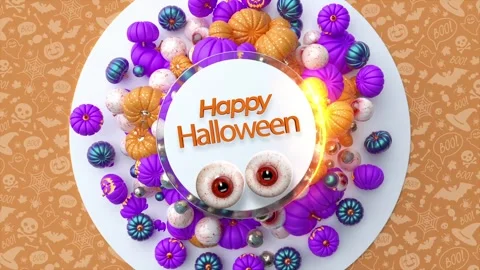 Happy Halloween Stock Footage 253158152