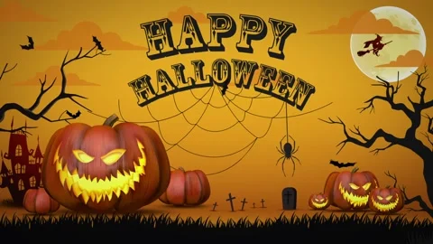 Happy Halloween Stock Footage 253159586
