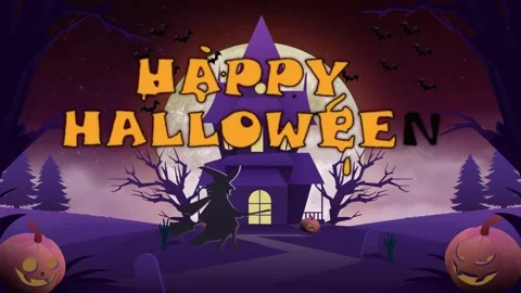 Happy Halloween Stock Footage 253160622