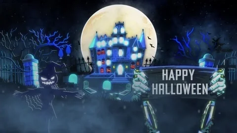 Happy Halloween Stock Footage 253160623