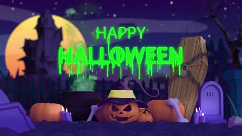 Happy Halloween Stock Footage 253162096