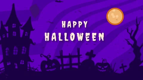 Happy halloween Stock Footage 314477129