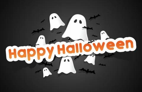 Happy Halloween Illustrazione stock
