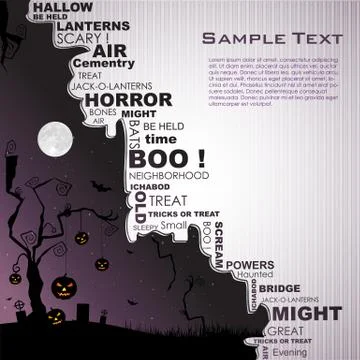 Happy halloween Stock Illustration