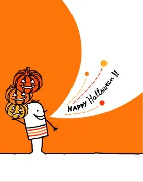 Happy halloween Stock Illustration