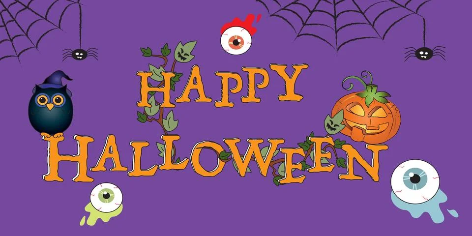 Happy halloween Stock Illustration
