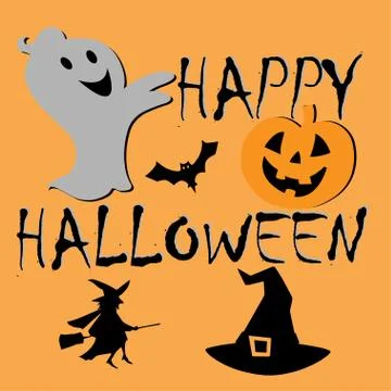 Happy halloween Stock Illustration