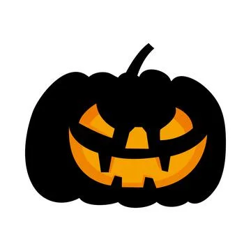 Happy Halloween Pumpkin Element Stock Illustration