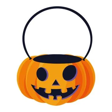 Happy halloween pumpkin empty Stock Illustration