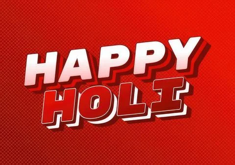 Happy halloween text on red background with shadow effect Stock Illustration