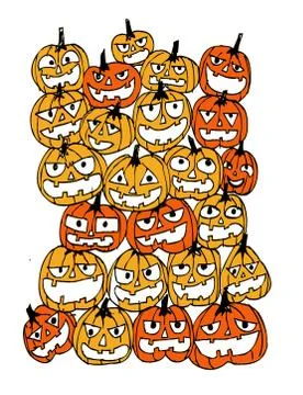 Happy Halloween theme and halloween background Stock Illustration