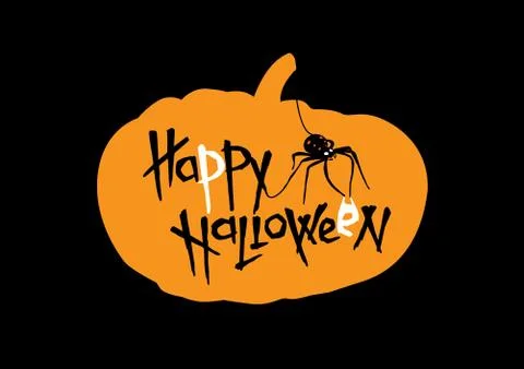 Happy Halloween Vector Illustrazione stock