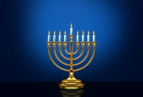 Happy Hanukkah Stock Illustration