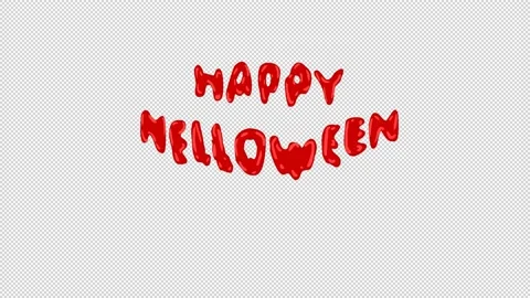 Happy Helloween Title Video stock 139974201