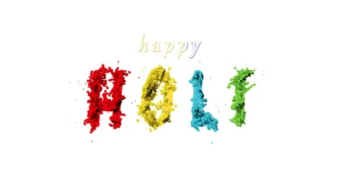 Happy Holi Stock Footage 87498099