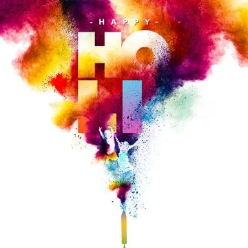 Happy Holi Stock Illustration