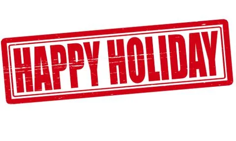 Happy Holiday Stock Illustration
