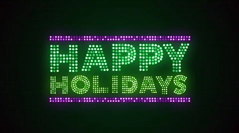 Happy Holidays 01 Stock Footage 549227