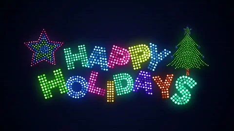 Happy Holidays 02 Stock Footage 549207