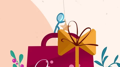 Happy Holidays Card - Inkman 스톡 After Effects