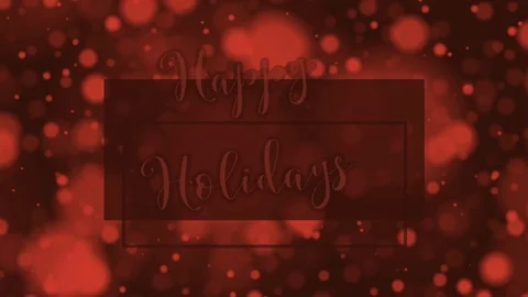 Happy holidays clip Stock Footage 99149791
