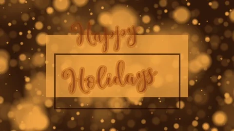 Happy holidays clip Stock Footage 99150195