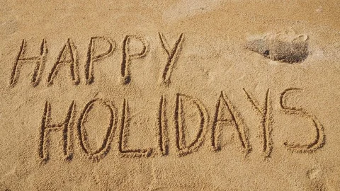 Happy Holidays Stock Footage 76521944