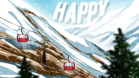 Happy Holidays Stock Footage 260055744