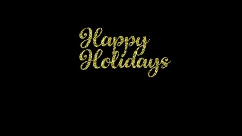 Happy holidays Stock Footage 292440324