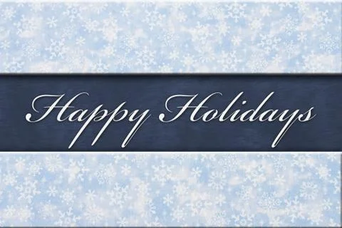 Happy Holidays Greeting Stock Illustration