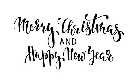 Happy holidays. Hand drawn creative calligraphy, brush pen lettering. desig.. Stock Illustration
