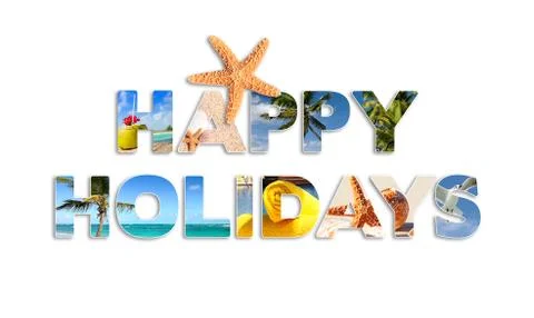 Happy holidays Stock Illustration