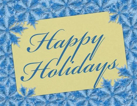 Happy holidays Illustrazione stock