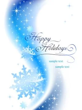 Happy holidays Stock Illustration