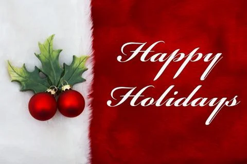 Happy holidays Stock Illustration