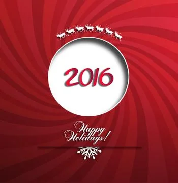 Happy Holidays Stock Illustration