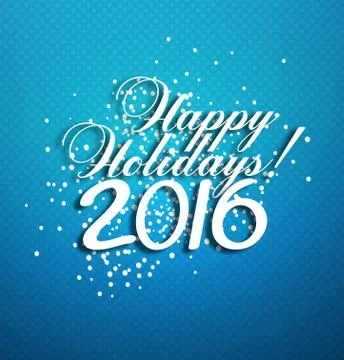 Happy Holidays Illustrazione stock