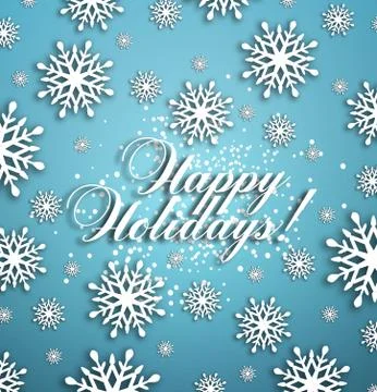 Happy Holidays Stock Illustration